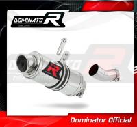 Laděný výfuk DOMINATOR APRILIA RSV 4 RF/RR 15-16 KULATÁ KONCOVKA KRÁTKÁ GP1 pod stupačku