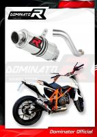 Laděný výfuk DOMINATOR KTM 690 DUKE 12-18 KULATÁ KONCOVKA KRÁTKÁ GP1