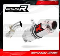 Laděný výfuk DOMINATOR KTM LC4 660 SMC 03-04 KULATÁ KONCOVKA KRÁTKÁ GP1