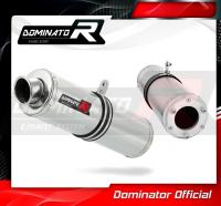 Laděný výfuk DOMINATOR Kawasaki ZR7 99-03 KULATÁ KONCOVKA STANDART