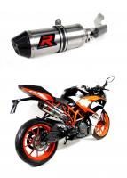 Laděný výfuk DOMINATOR KTM RC390 17-20 KONCOVKA HP3 POD SEDLO