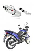 Laděný výfuk DOMINATOR APRILIA PEGASO 650 97-00  OVÁLNÉ KONCOVKY