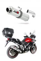 Laděný výfuk DOMINATOR SUZUKI DL1000 V-STROM 14-16 KULATÁ KONCOVKA STANDART