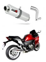 Laděný výfuk DOMINATOR HONDA VFR1200F VFR 1200 F 10-18 OVÁLNÁ KONCOVKA