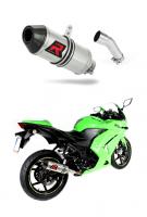 Laděný výfuk DOMINATOR Kawasaki ZX250R 08-12 KONCOVKA HP3