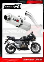 Laděný výfuk DOMINATOR Kawasaki Z750 05-06 KULATÁ KONCOVKA STANDART