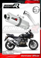 Homologovaný Laděný výfuk DOMINATOR KAWASAKI Z 750 04-06 KONCOVKA OVAL HOMOLOGACE