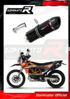 Laděný výfuk DOMINATOR KTM 690 SMC R 21-22 KONCOVKA HP1 ČERNÁ