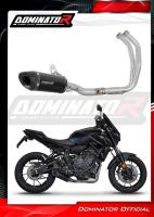LADĚNÝ VÝFUK DOMINATOR YAMAHA MT07 FZ07 21-22 svody koncovka HP8 černá