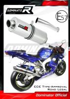 Homologovaný Laděný výfuk DOMINATOR YAMAHA YZF R1 RN04 98-01 KONCOVKA OVAL HOMOLOGACE