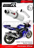 Homologovaný Laděný výfuk DOMINATOR YAMAHA YZF R6 03-05 KONCOVKA STANDART HOMOLOGACE